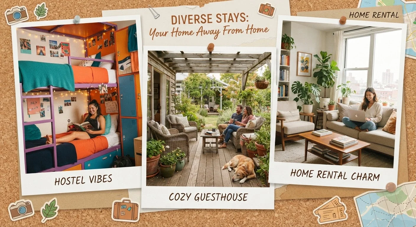 Accommodation Beyond Hotels: Hostels, Home Rentals, Guesthouses, and More