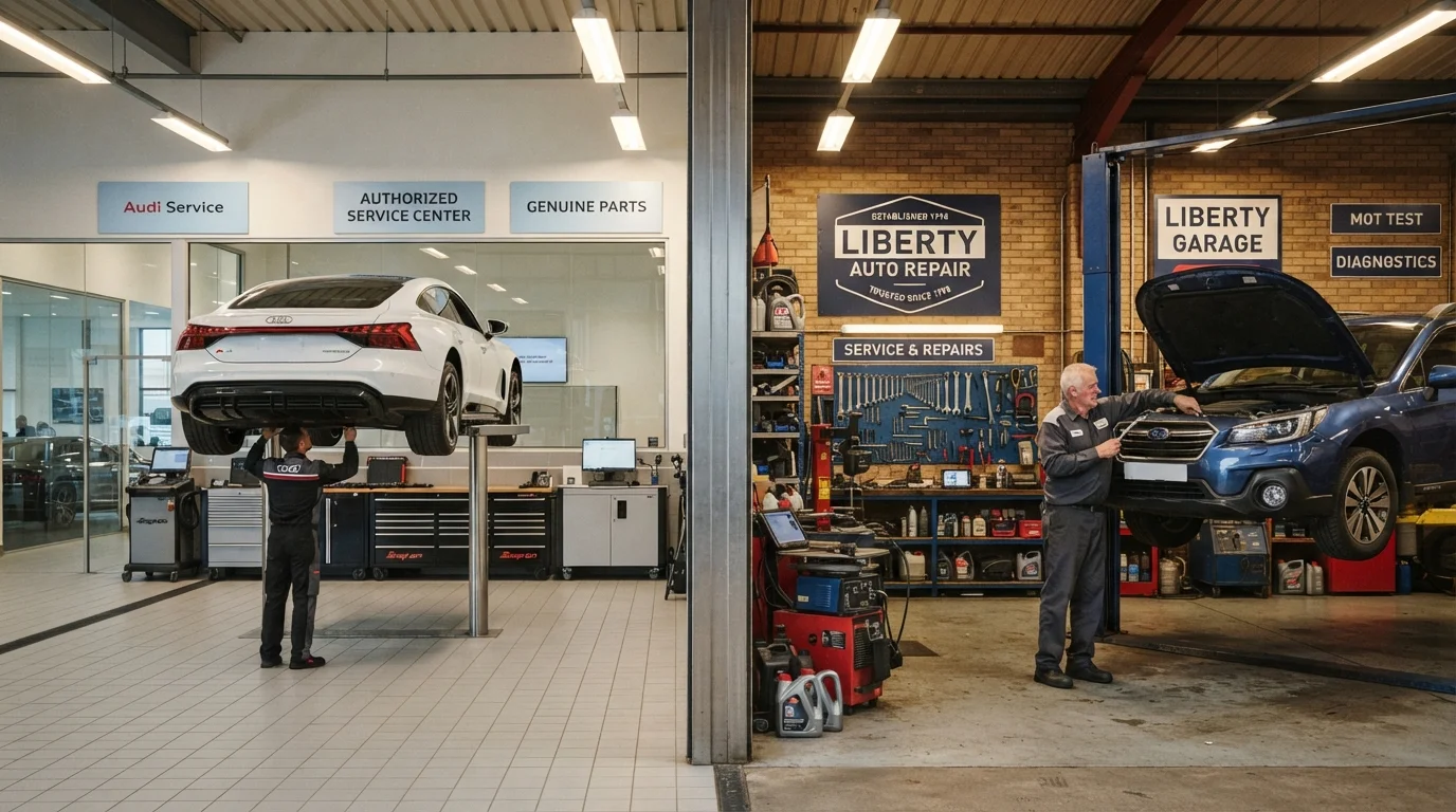 Dealership Service Centre vs Independent Mechanic