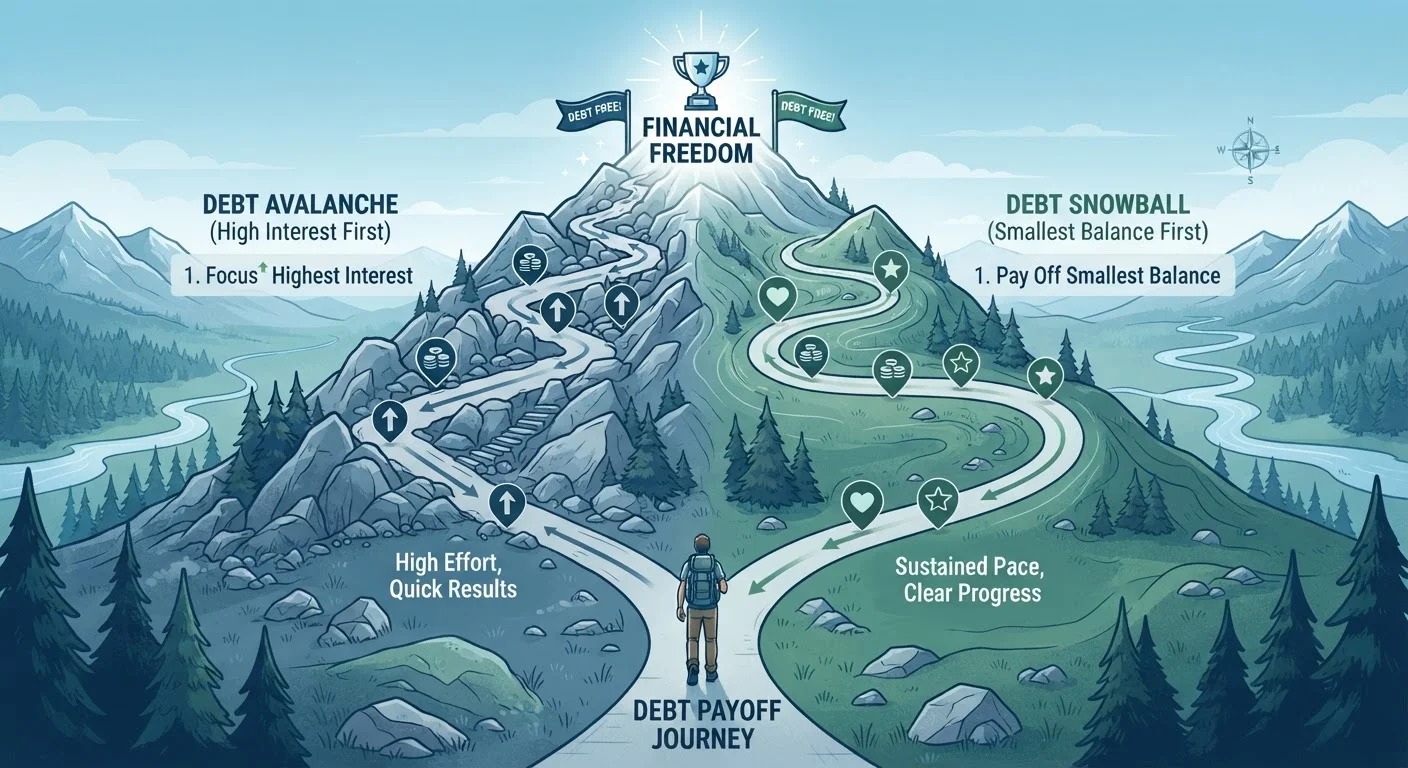 Debt Avalanche vs. Debt Snowball: Choosing a Payoff Strategy
