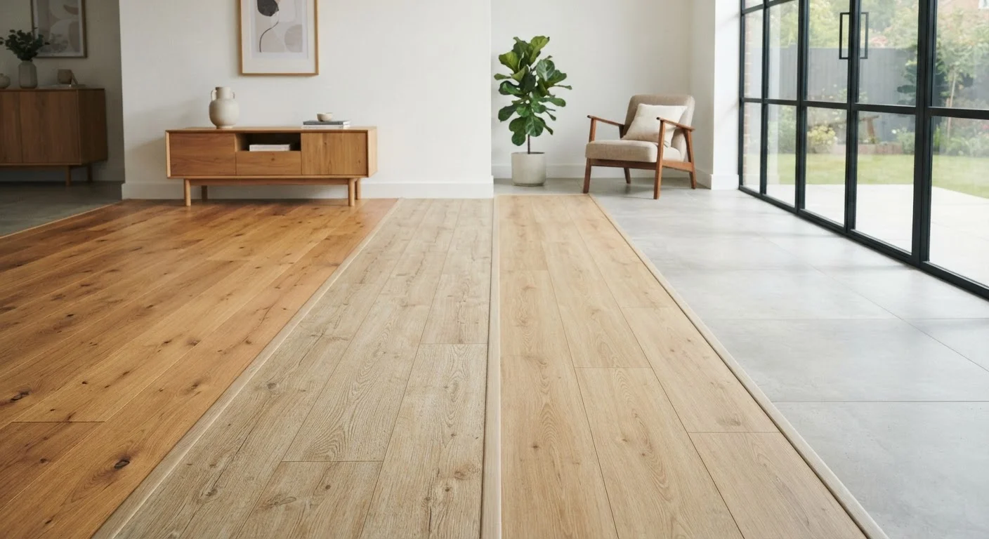 Flooring Options Compared: Hardwood, Laminate, LVT, and Tile