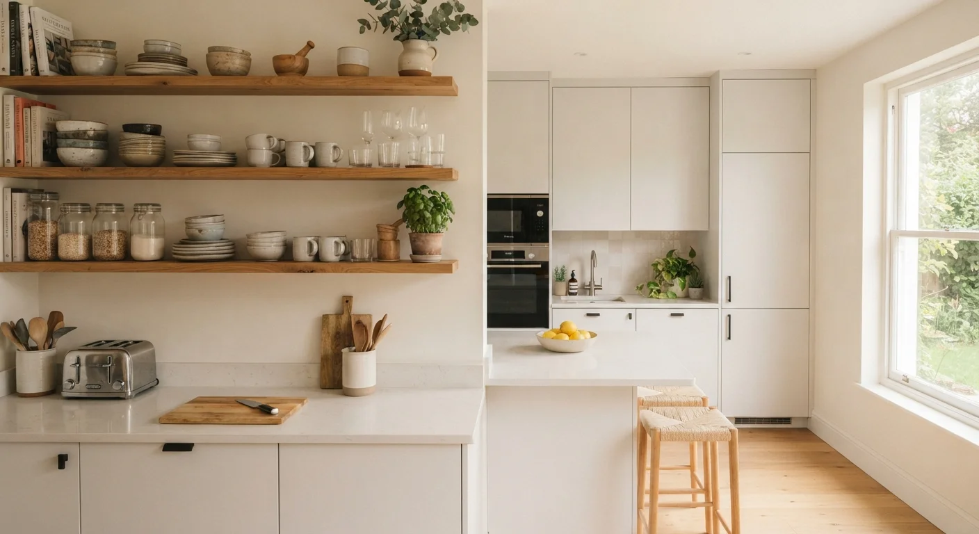Open Shelving vs. Closed Cabinetry: Which Works Better in Your Home?