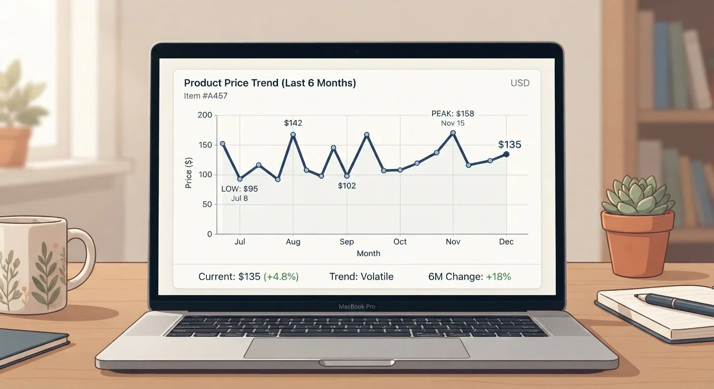 Reading a Price History Graph: What the Peaks and Dips Actually Tell You